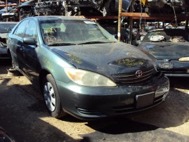 2004 TOYOTA CAMRY LE, 2.4L AUTO, COLOR GREEN, STK Z15866